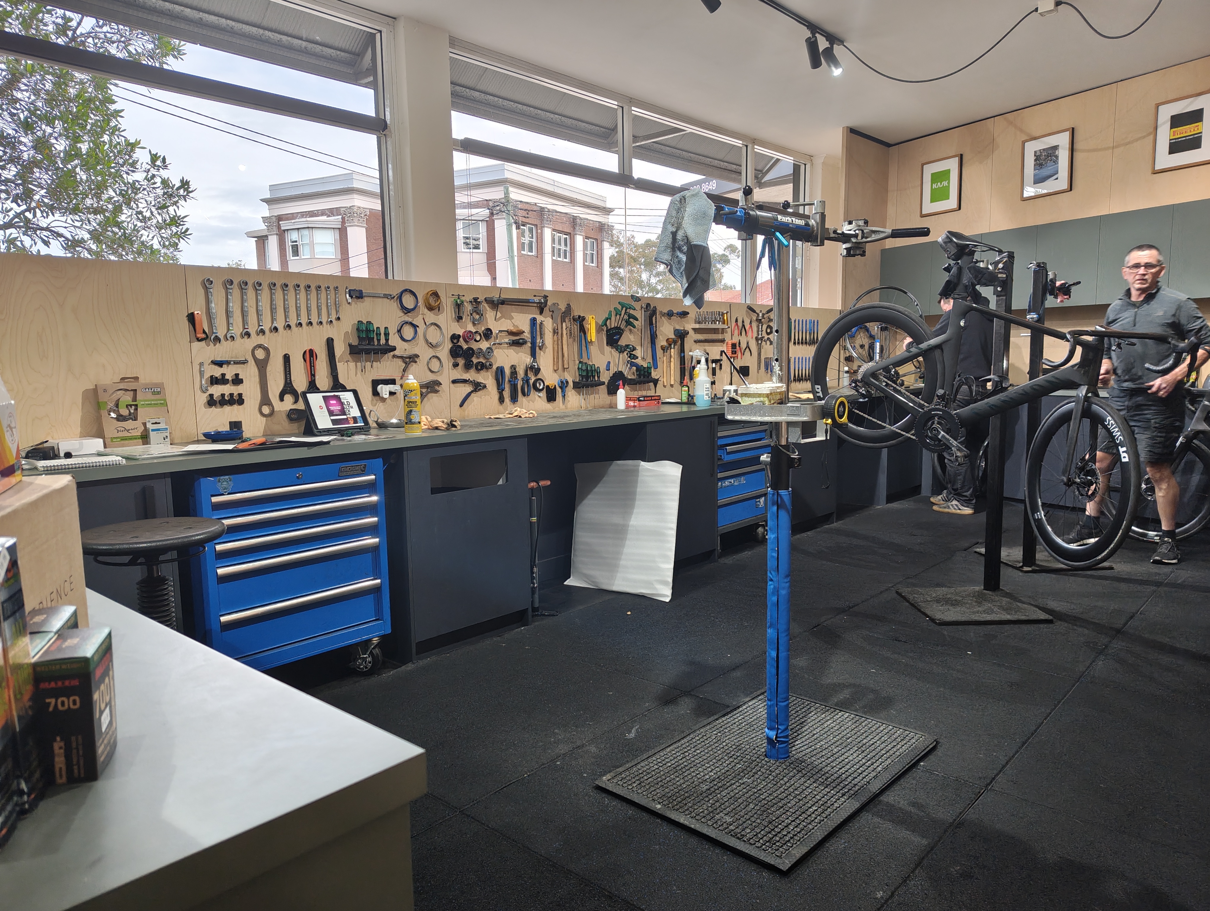 Velo Tech Centre Workshop Interior